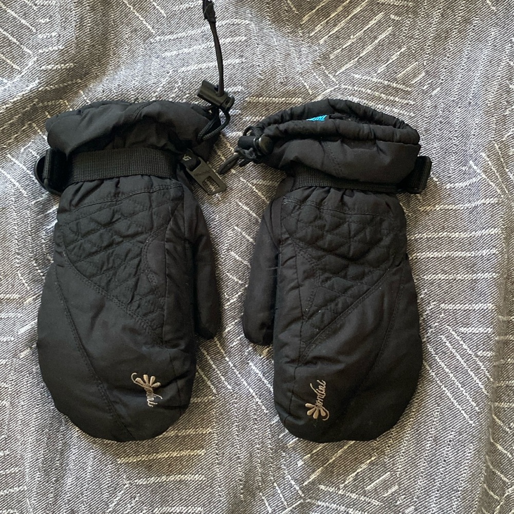Gordini Black Mittens